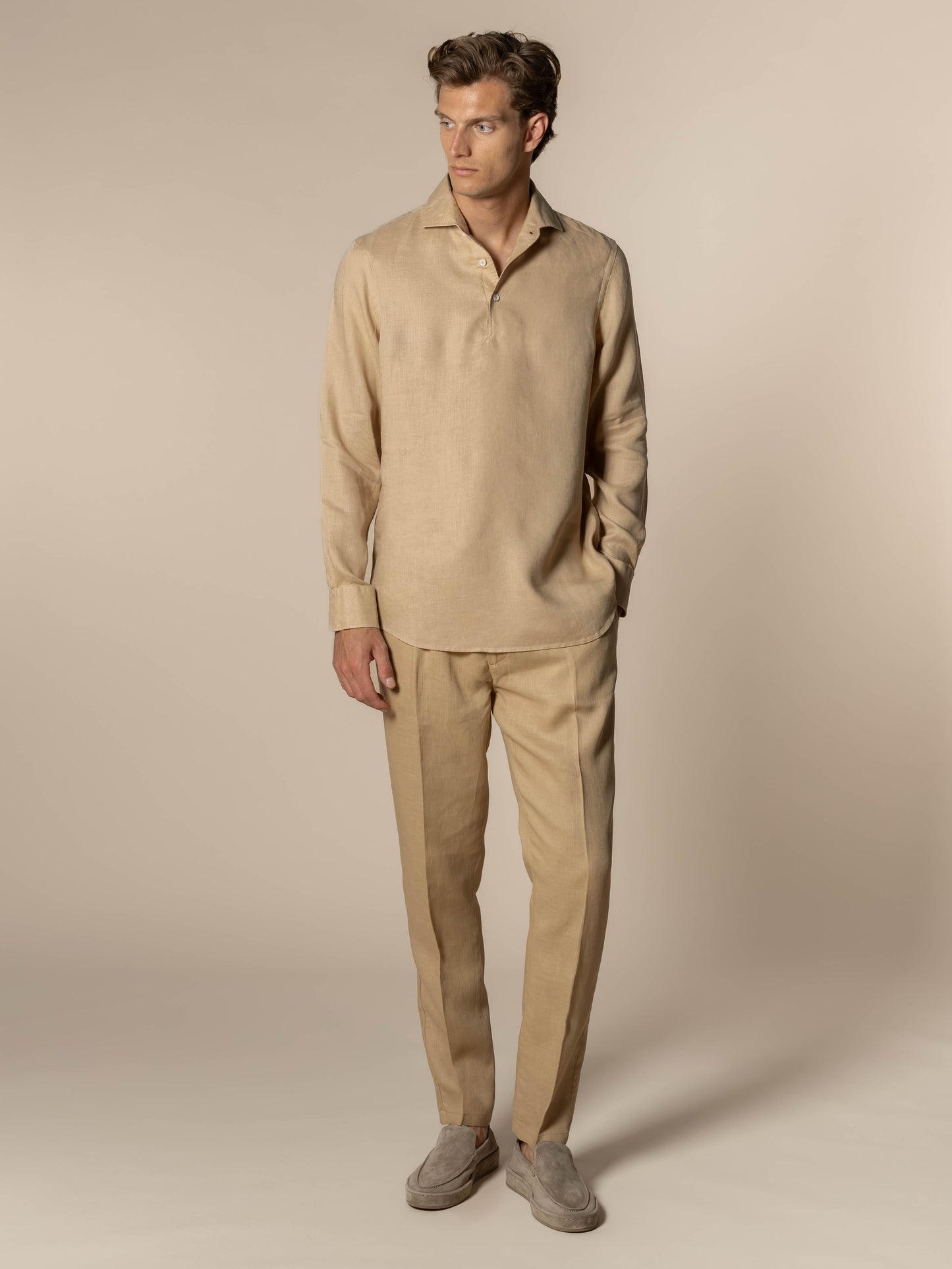 Nut Linen Seaside Pants