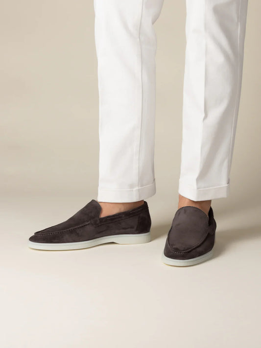 Brown Montacour Suede Loafer