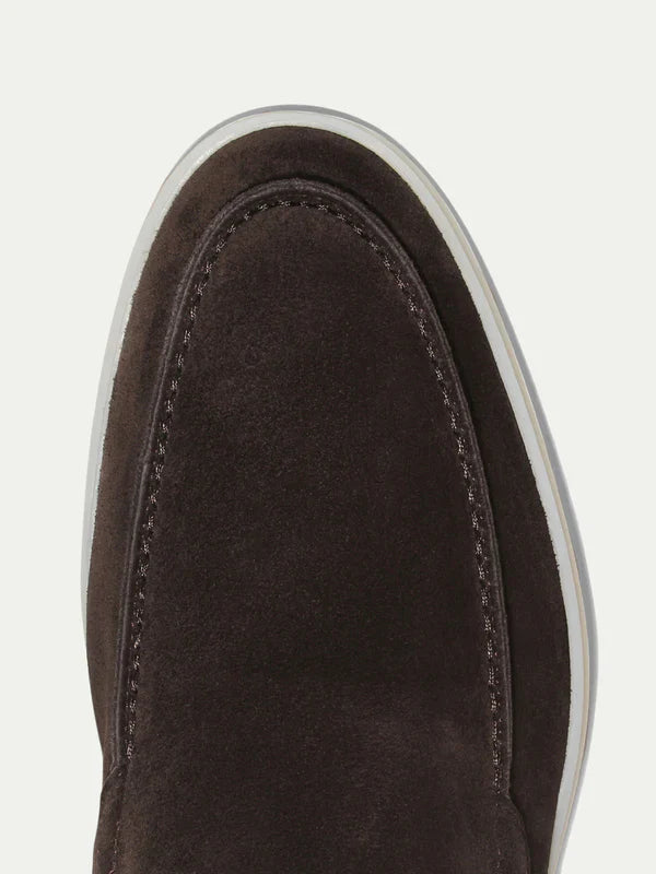 Brown Montacour Suede Loafer