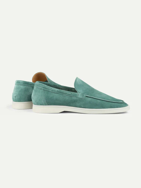 Exotic Suede Loafer - Apple Blue