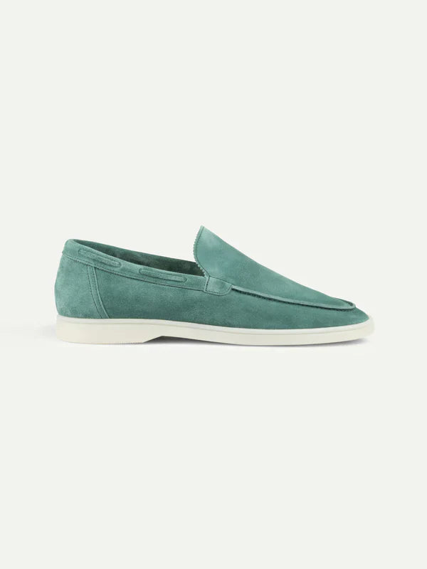 Exotic Suede Loafer - Apple Blue