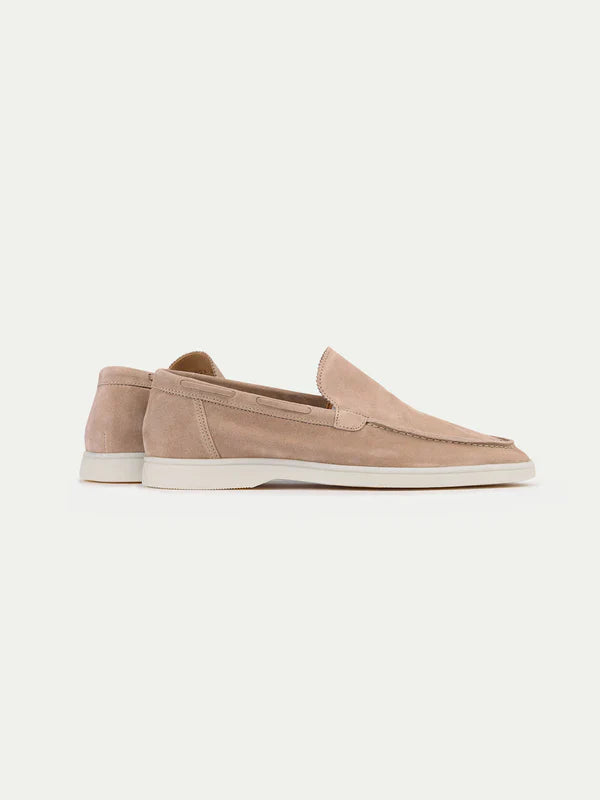 Beige Montacour Suede Loafer