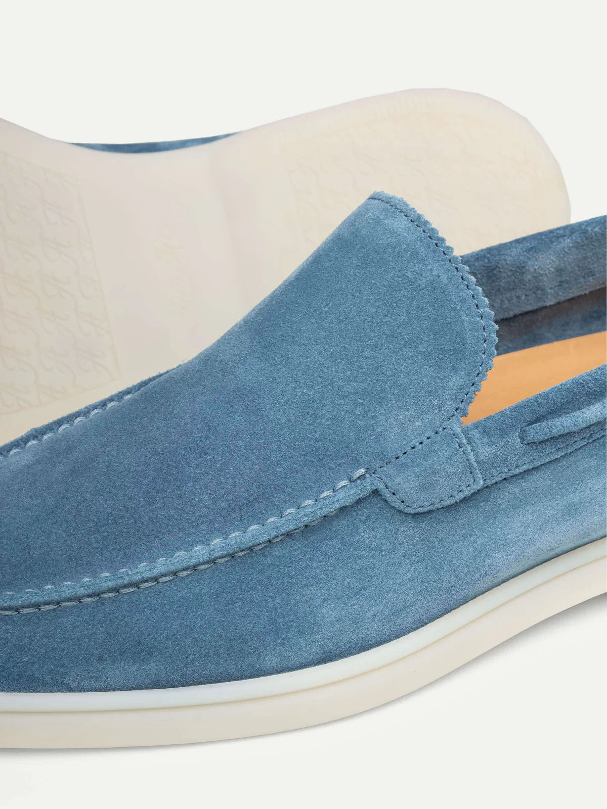 Ocean Blue Montacour Suede Loafer