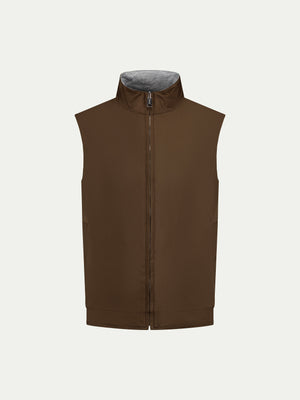 Chocolate Reversible Resort Body Warmer