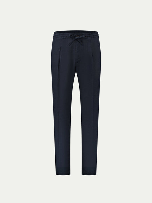 Navy Linen Seaside Pants