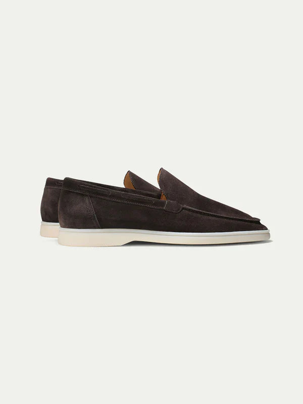 Brown Montacour Suede Loafer