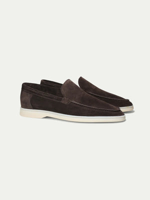 Brown Montacour Suede Loafer