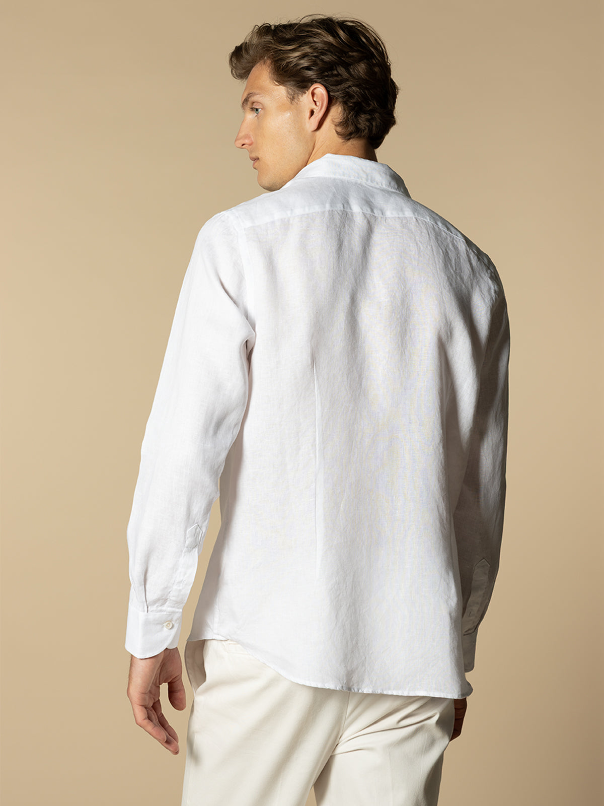 White Linen Seaside Shirt