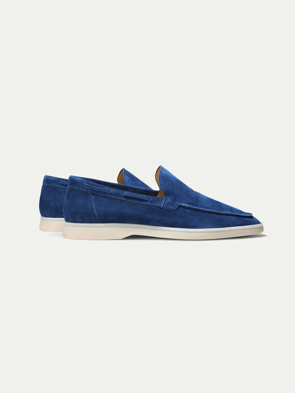 Exotic Suede Loafer - Berry Blue