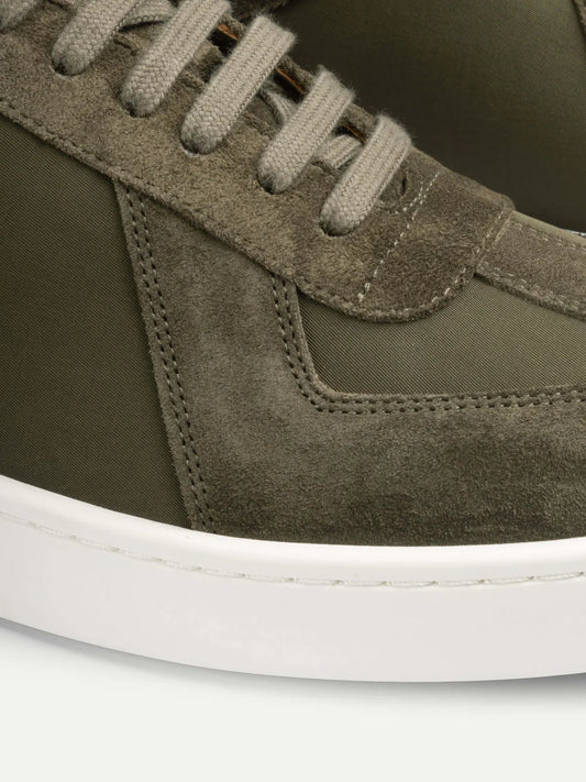 Olive Green Suede Sneaker