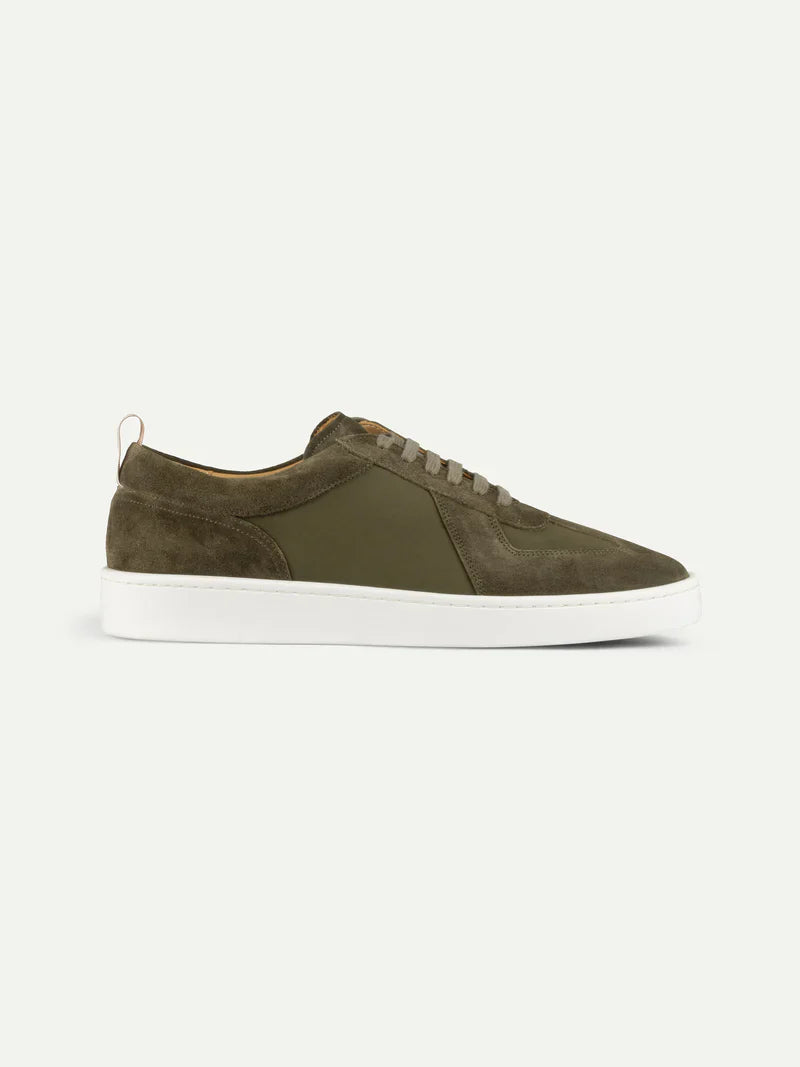 Olive Green Suede Sneaker
