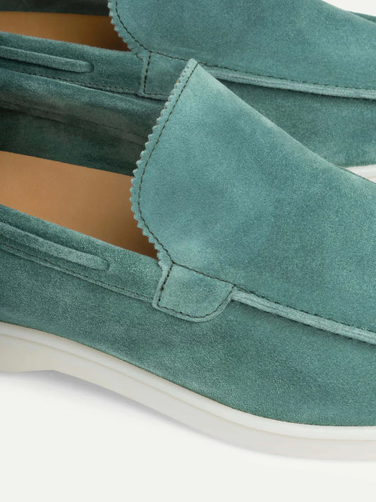 Exotic Suede Loafer - Apple Blue
