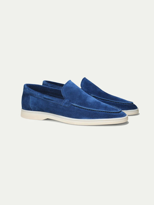 Exotic Suede Loafer - Berry Blue