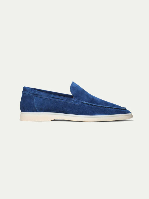 Exotic Suede Loafer - Berry Blue