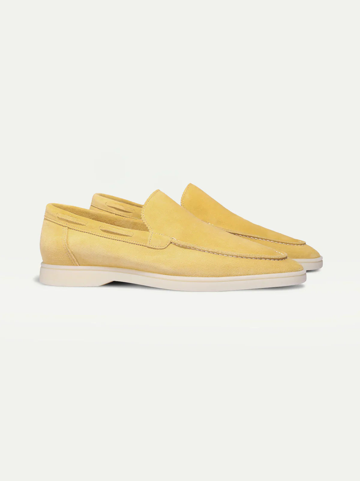 Exotic Suede Loafer - Citrus Yellow