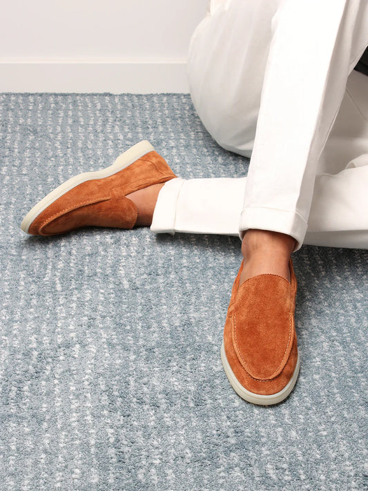 Exotic Suede Loafer - Fruity Orange
