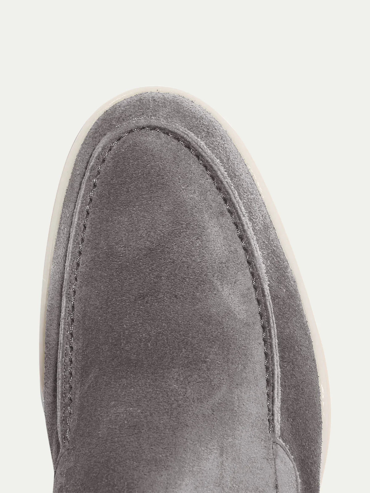 Gray Montacour Suede Loafer