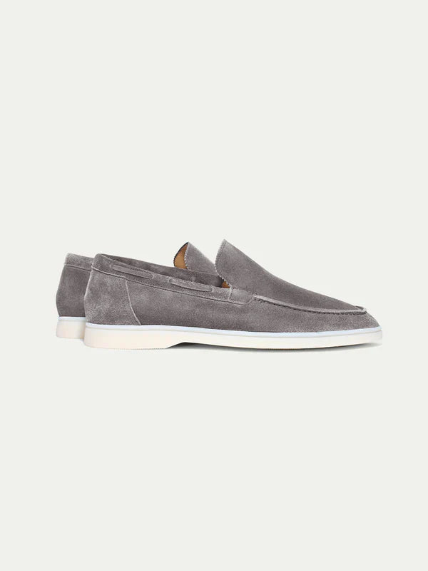 Gray Montacour Suede Loafer