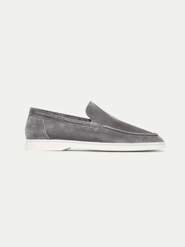 Gray Montacour Suede Loafer