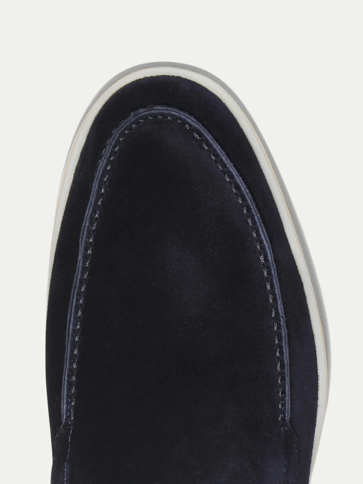 Navy Blue Montacour Suede Loafer
