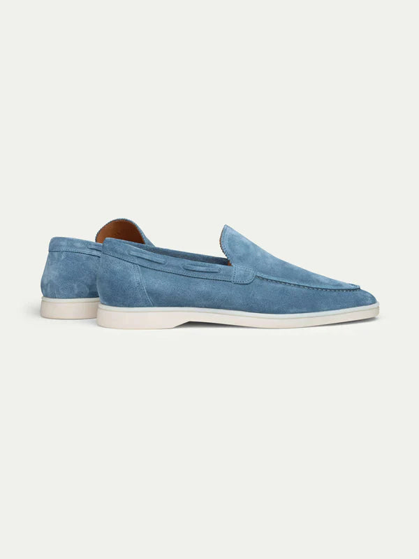 Ocean Blue Montacour Suede Loafer