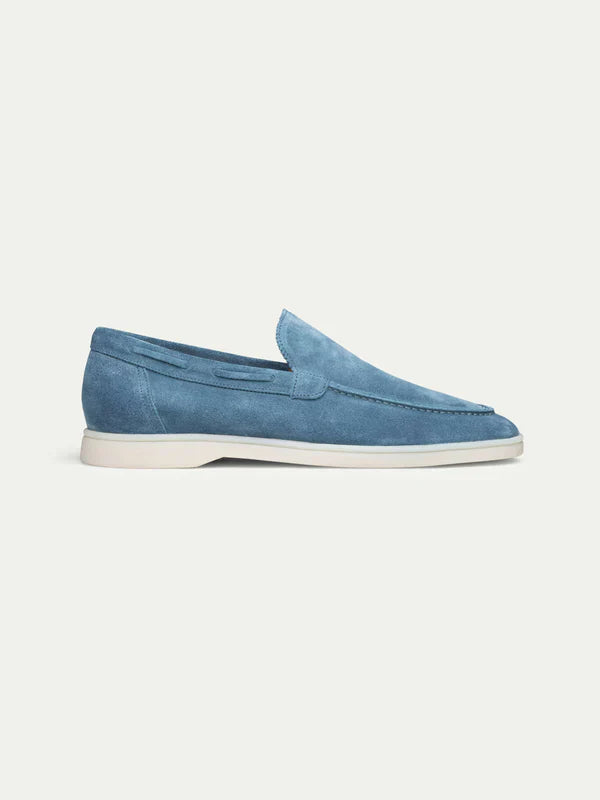 Ocean Blue Montacour Suede Loafer